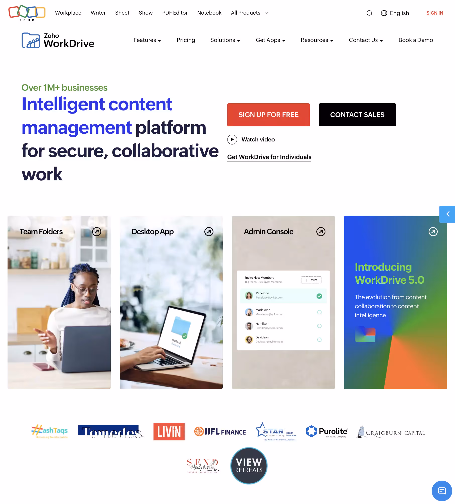 Zoho WorkDrive