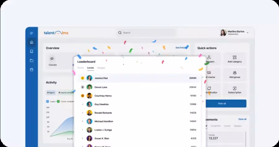insight and experience of gamification TalentLMS