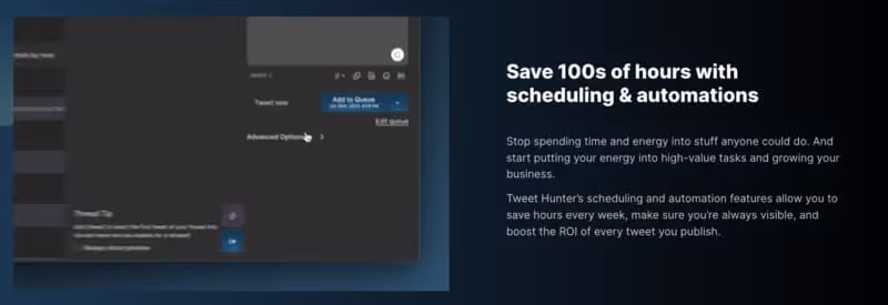 test et avis sur tweethunter - automatisation