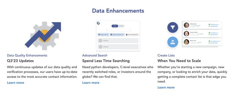 RocketReach allow to use an app to fin phone numbers (companies phone) in the world