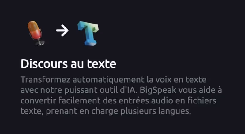 Application de voix IA