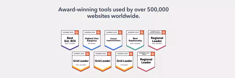 lucky orange is multi awarded 