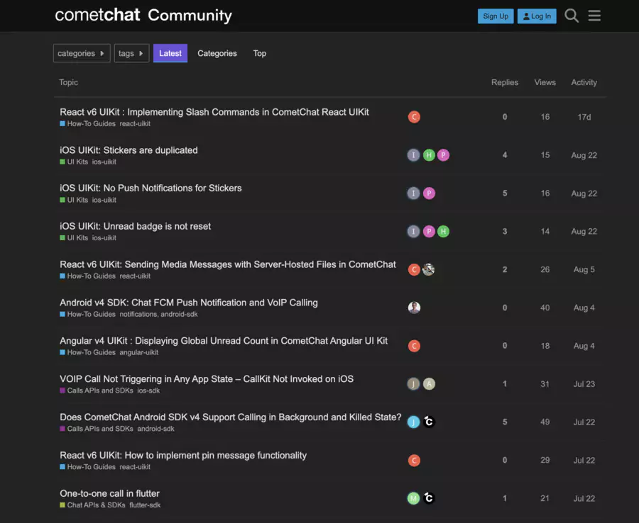 communauté de cometchat 