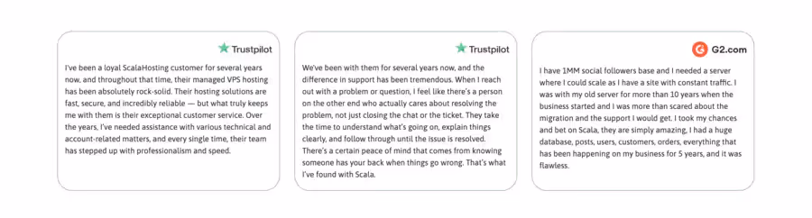 avis clients  sur scalahosting