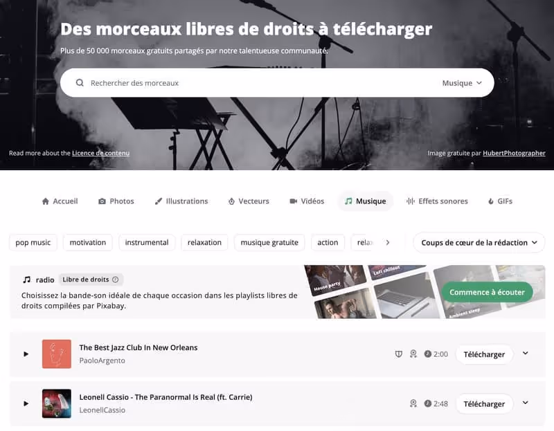 Diversité des Contenus de pixabay 2