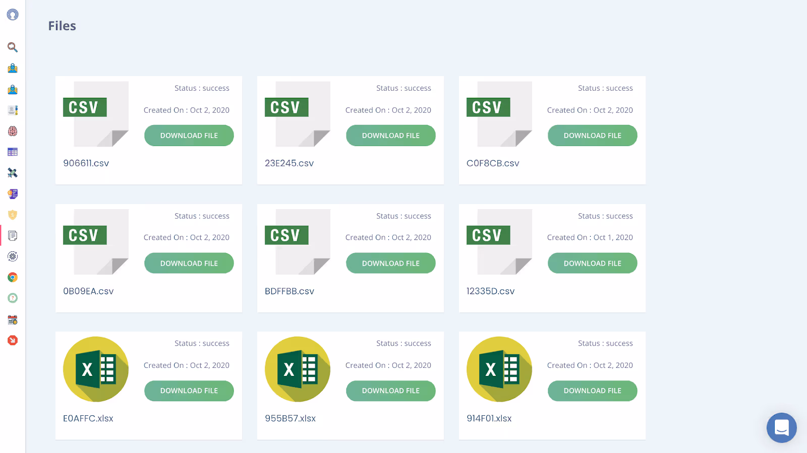 ancienne interface de cold crm pour trouver une adresse email de personnes sur leur site web