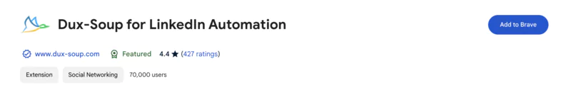 Extension chrome dux-soup