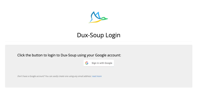 Dux-Soup Login