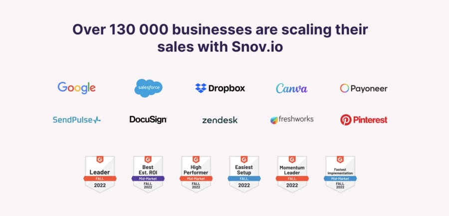 snovio e-mail marketing