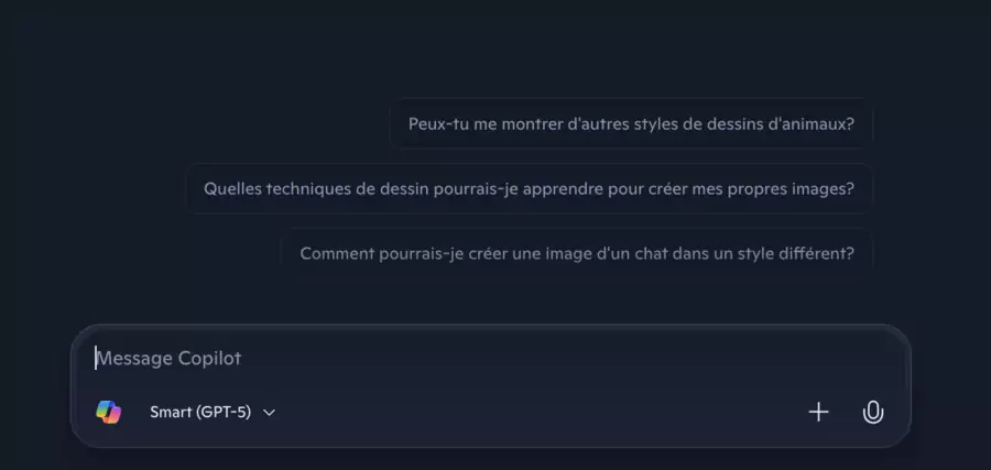 Prompt writing interface
