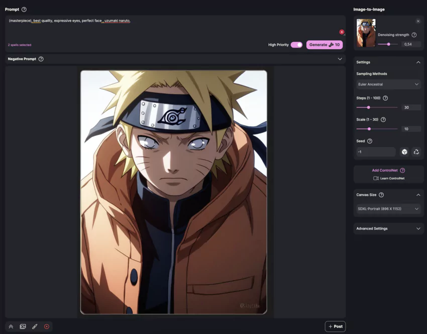Generate your manga