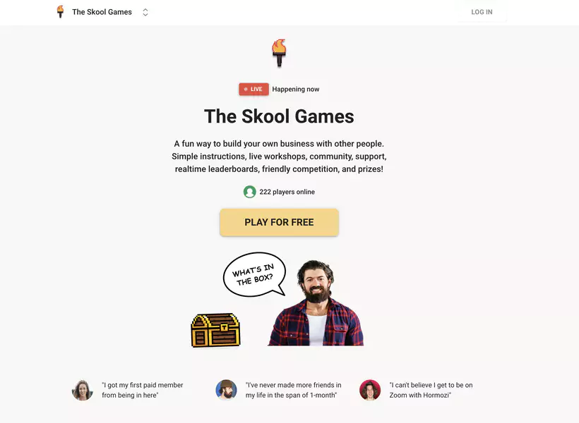 Access to resources on Skool games