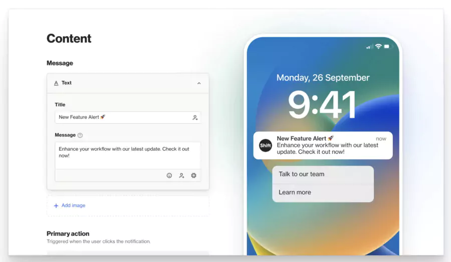 Ortto website popups and notifications