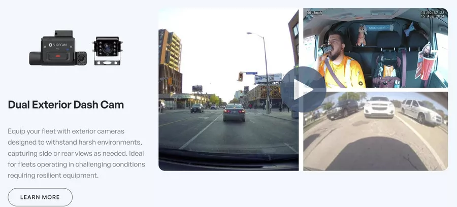 SureCam tracks every activity on the road