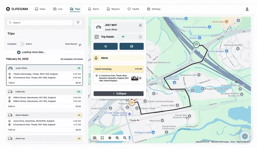 SureCam content with simple access