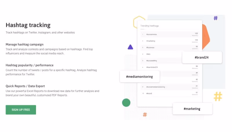 Brand24 - how to know more and monitor your brand - hashtag campaign