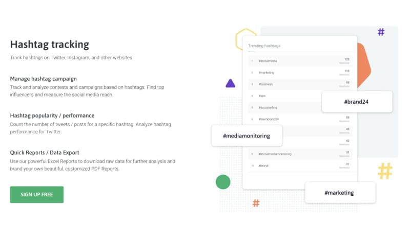 Brand24 - how to know more and monitor your brand - hashtag campaign