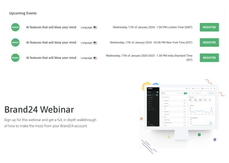 Brand24 - webinars