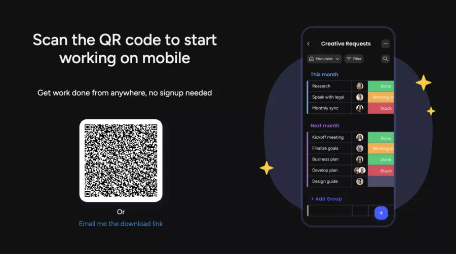 download on the app monday dev