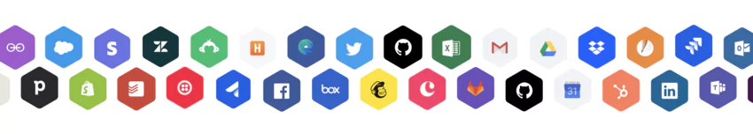 différents icônes des intégrations de monday