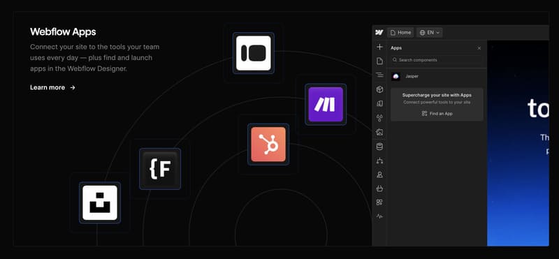 Design de site en ligne avec Webflow