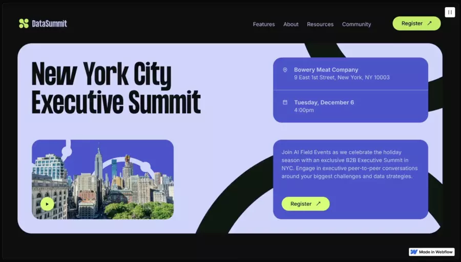 Design no code de site en ligne avec Webflow