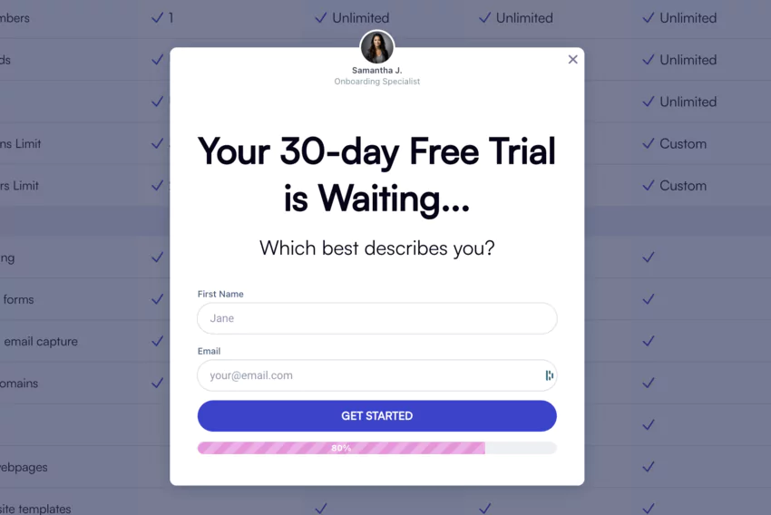Tableau comparatif des différents plans Beehiiv
