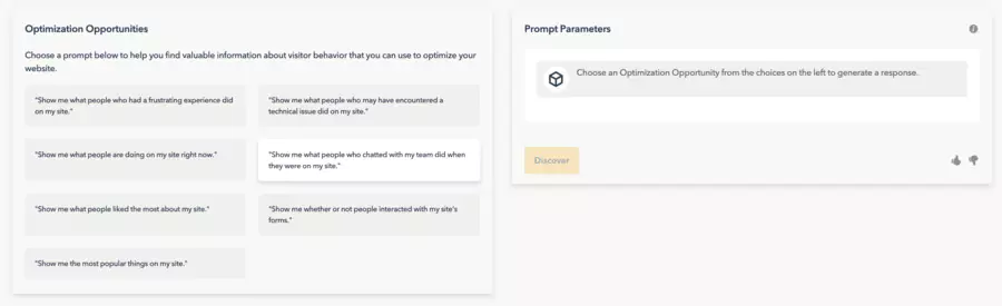 Lucky Orange AI prompt optimization analysis
