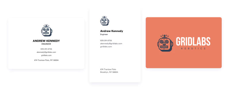 Looka editor showing customization options and live preview