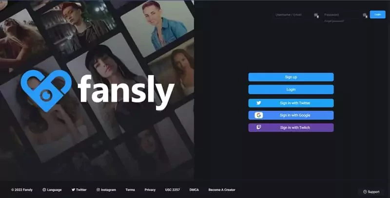 site de Fansly