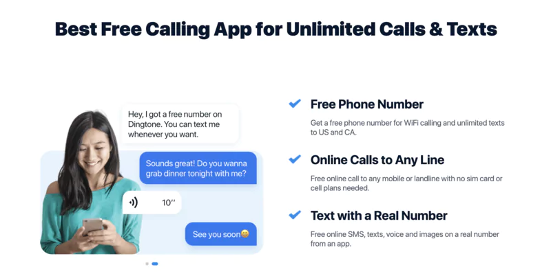 SMS Illimités Dingtone