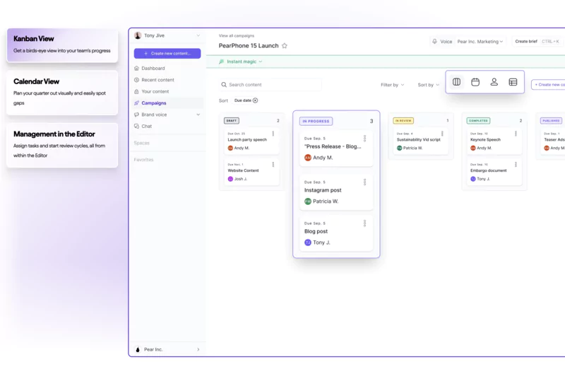 Project View by Jasper AI