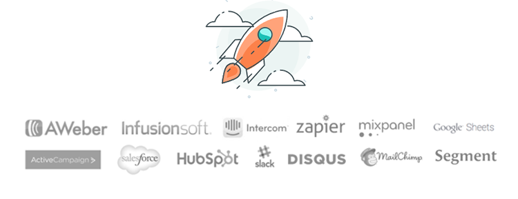 Integrations available on Teachable