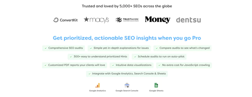Integration with tracking tools