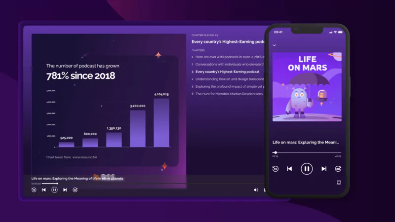 RSS.com player interface
