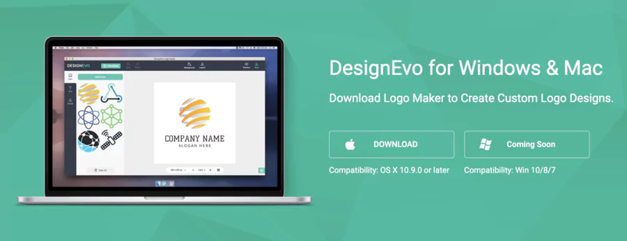 Windows and Mac application for creating logos