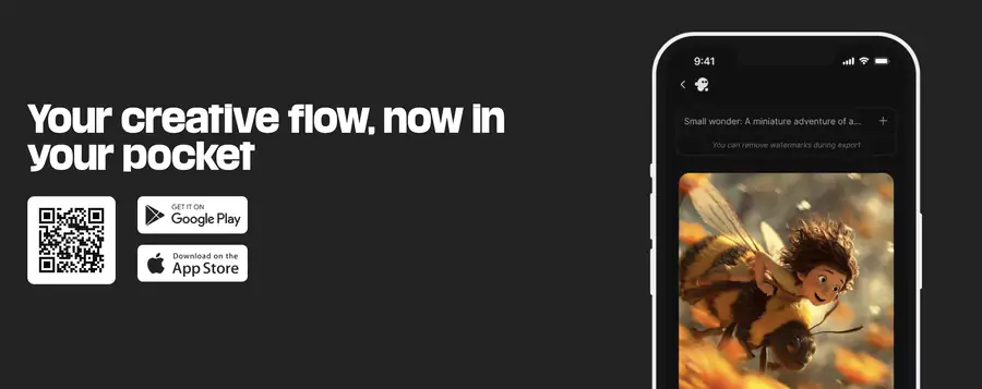 InVideo mobile application