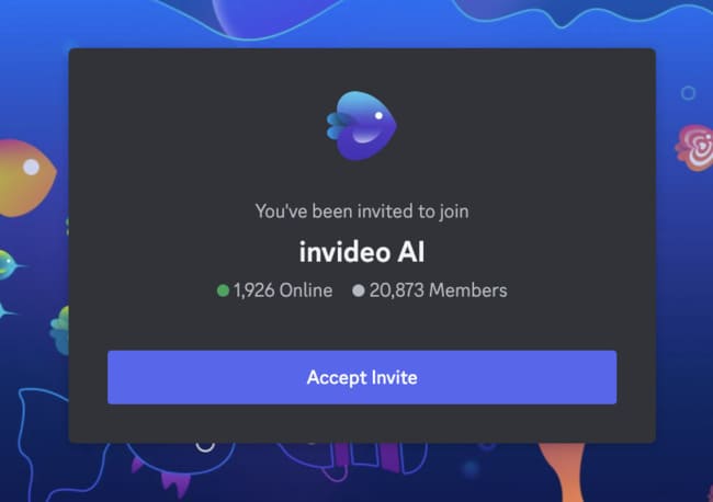 Discord screen