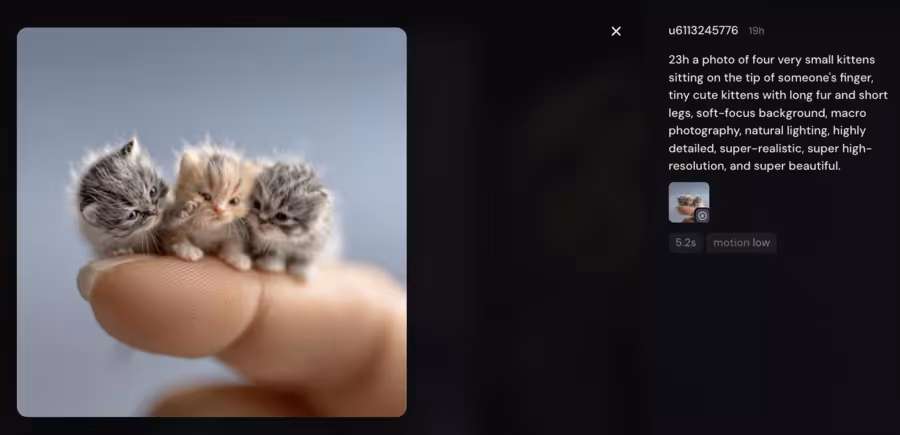 Exemple de création sur Midjourney à partir de descriptions textuelles