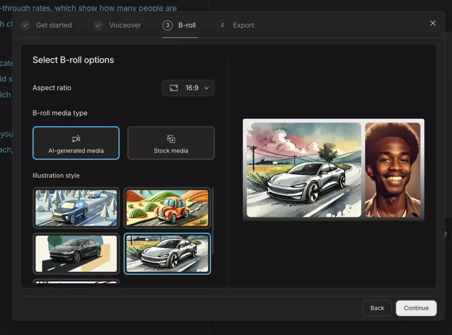 Création de vidéos et podcasts avec intelligence artificielle de Descript
