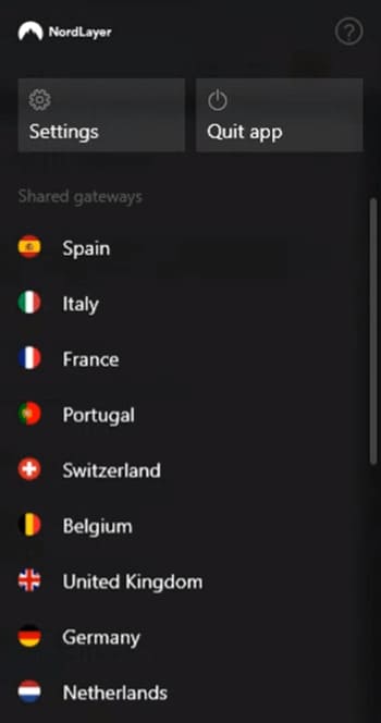 Avis sur son application Nordlayer