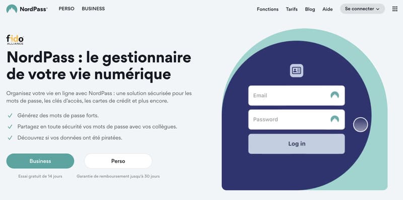 Avis nordvpn et son gestionnaire de mots de passe NordPass