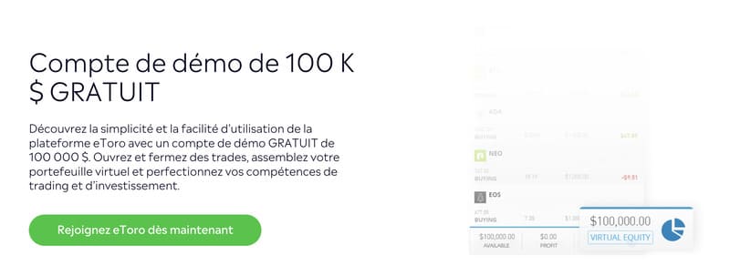 avis etoro - compte demo et article