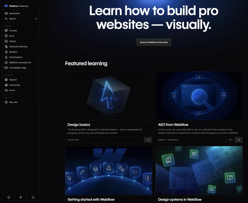 communauté de webflow