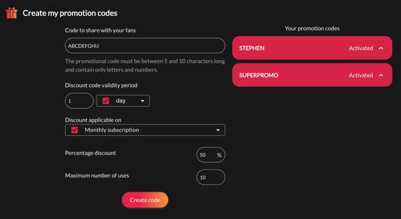 codes de promotions sur uncove