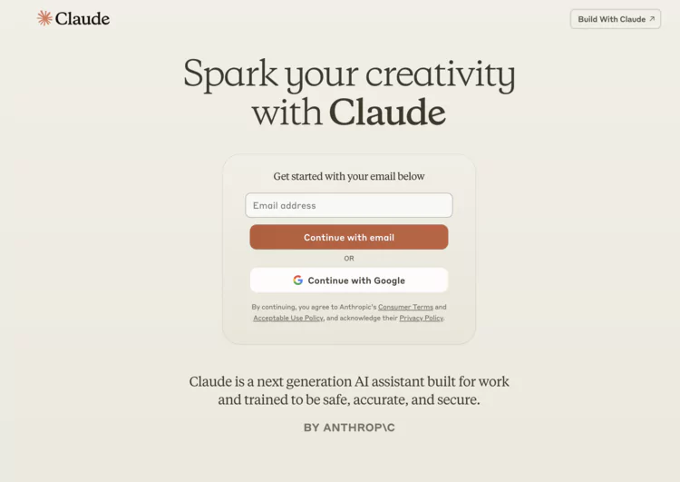 inscription à claude 3 de Anthropic
