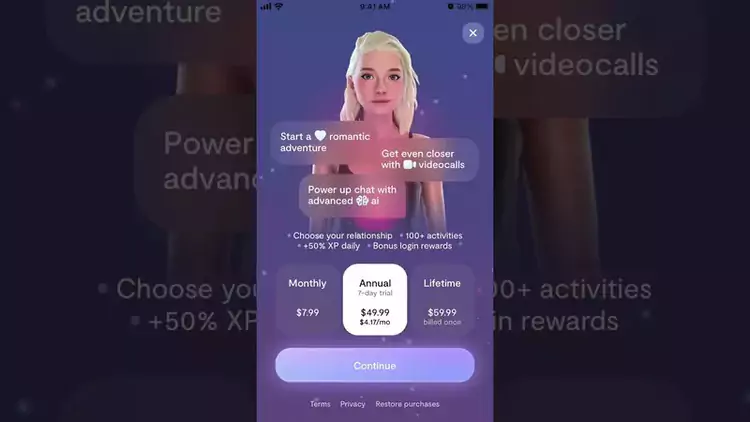 tarifs de replika pro