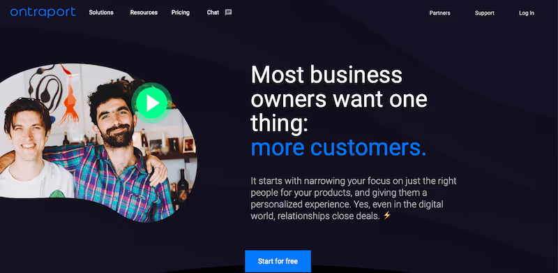 Ontraport site web du logiciel de marketing automation