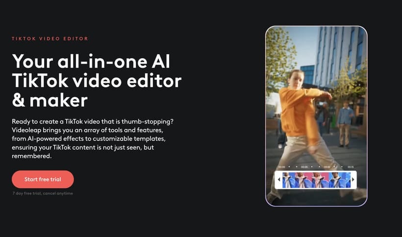 Outils réseaux sociaux offerts par videoleap