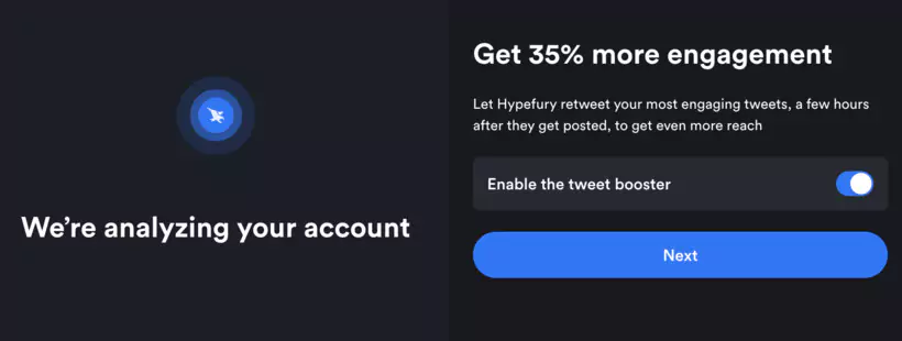 tweet booster de hypefury